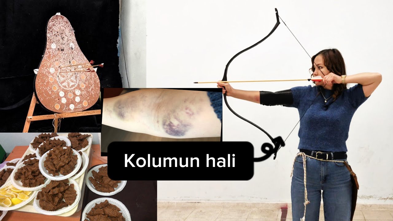 Okçuluk 🏹 kursu. Çiğ köfte partisi. VLOG