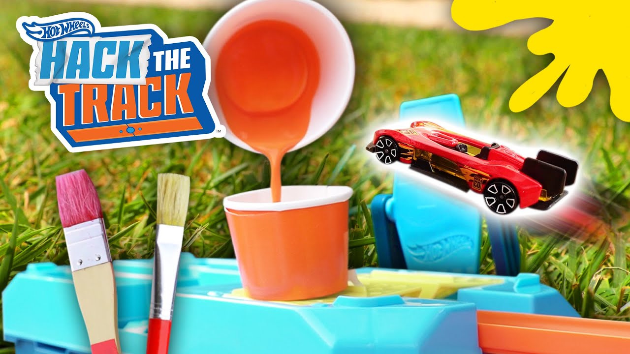 The Most Epic Painting DIY Challenge! 🎨🖌️ | Hack the Track | Hot Wheels