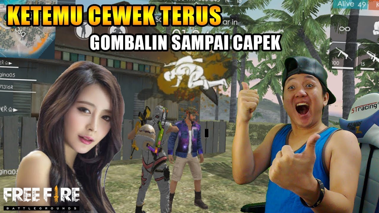 MODUSIN CEWE DI TOLAK MENTAH2 AUTO NGENES RANDOM SQUAD  - garena free fire