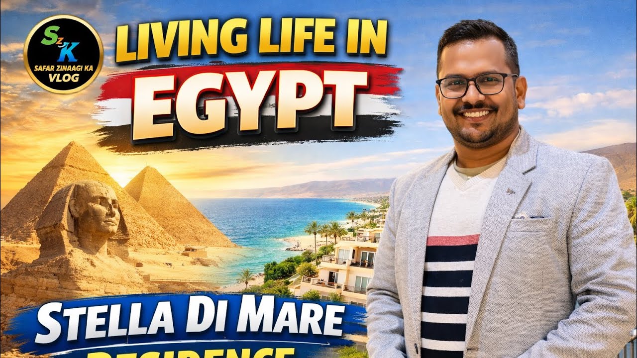  Living life in Egypt 🇪🇬 | Stella Di Mare Sea View | इजिप्ट का जीवन | Egypt vlog | NRI life in Egypt