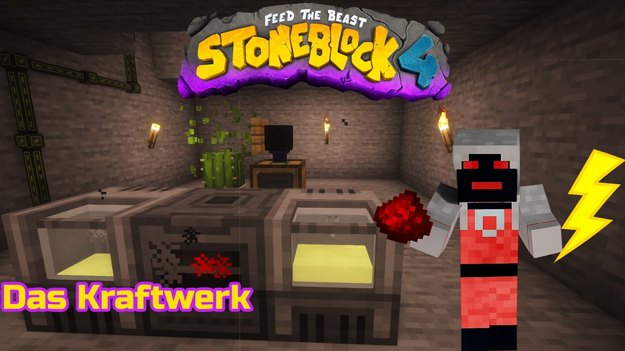 Stoneblock 4 - Das Kraftwerk  #minecraft #deutschegamer #modpack
