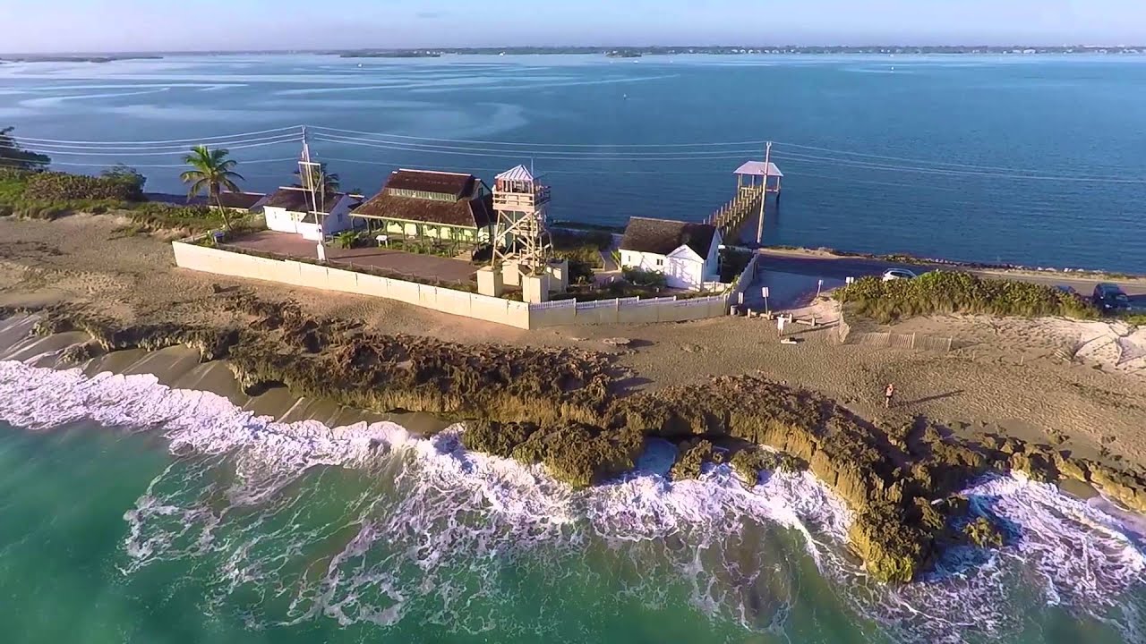 The Best shots of the House of Refuge, Gilbert's Bar, Florida aerials using 3DR Solo