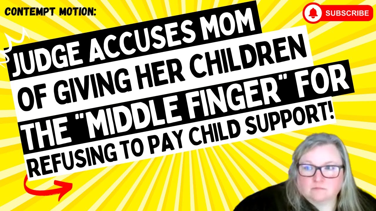 Judge Accuses Mom Of Giving Her Children The 