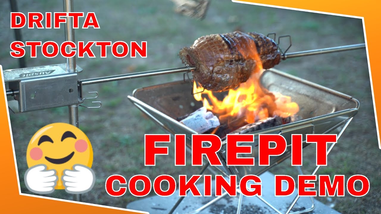Drifta Stockton Firepit Cooking Demo