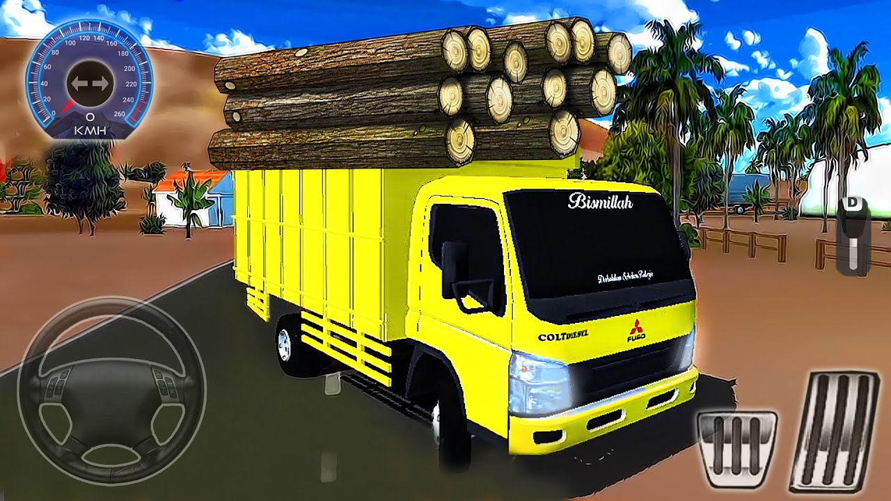 Lorry Truck Hill Road - Truck Simulator Indonesia - Best Android Gameplay