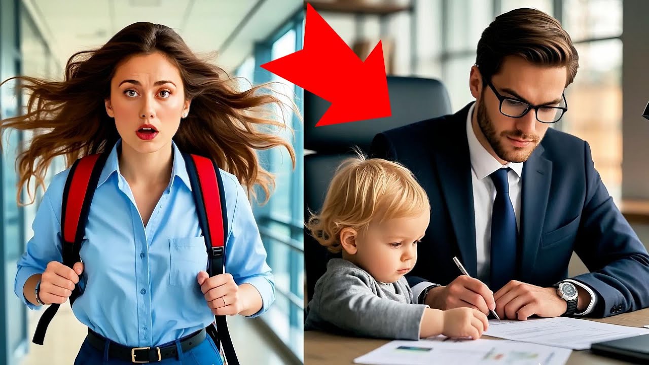 SINGLE MOM TAKES SON TO WORK. HE RUNS TO THE MILLIONAIRE CEO AND SHOUTS 'DAD!' IN FRONT OF EVERYONE.