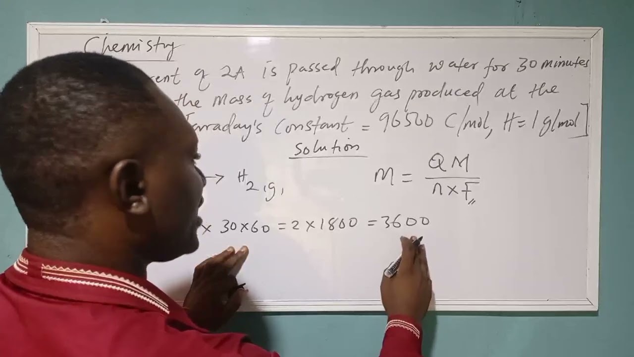 How to calculate mass of Hydrogen in Electrolysis - you found this challenging, I broke it down fast