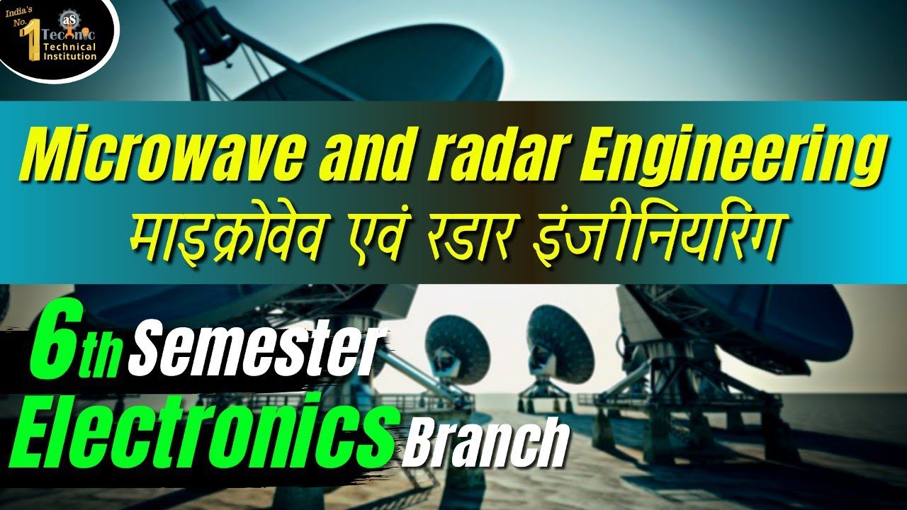 #1 microwave and radar engineering upbte 6th semester | microwave and radar engineering in hindi