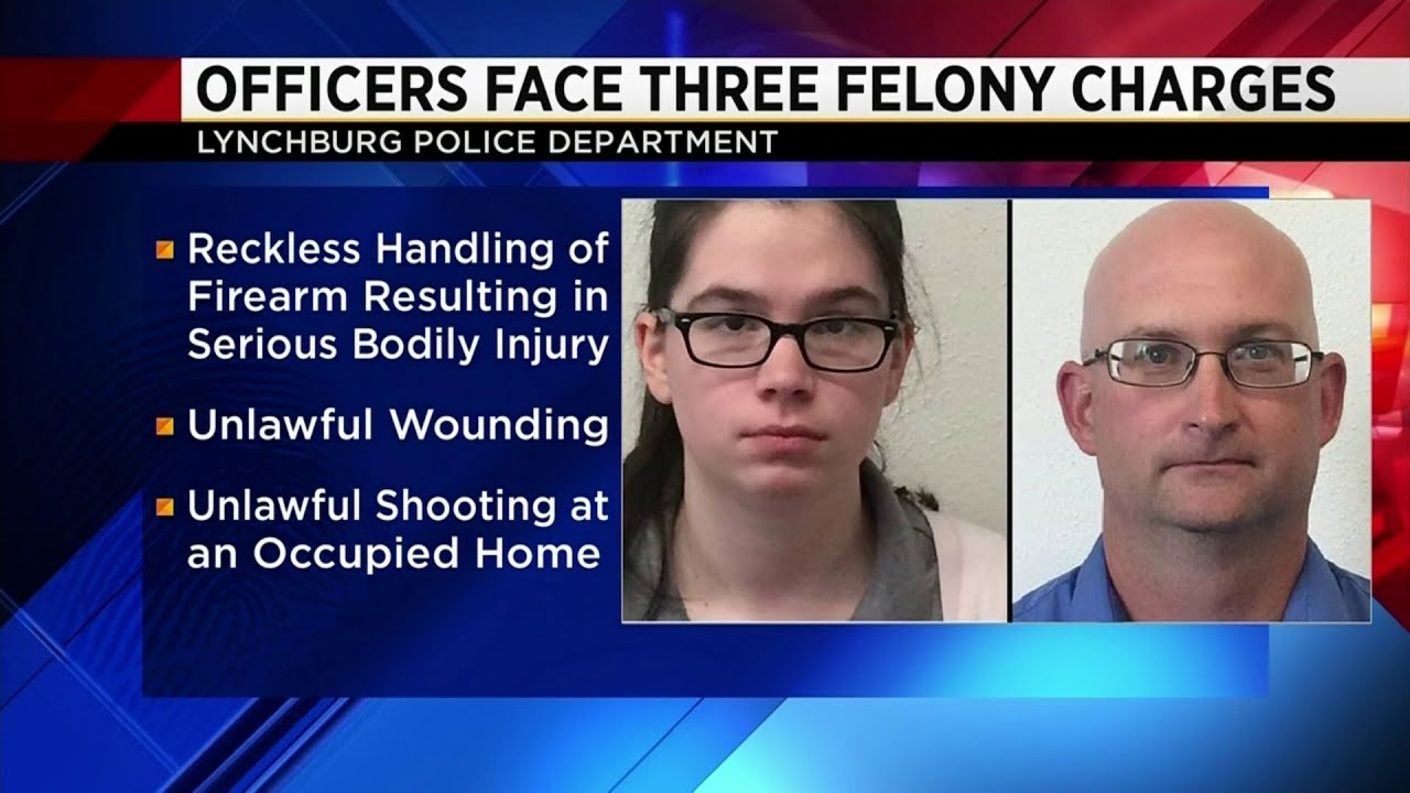 Two Lynchburg police officers indicted on felony charges