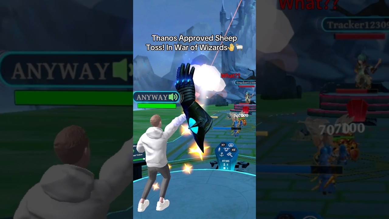 Перчатка Таноса в War of Wizards VR