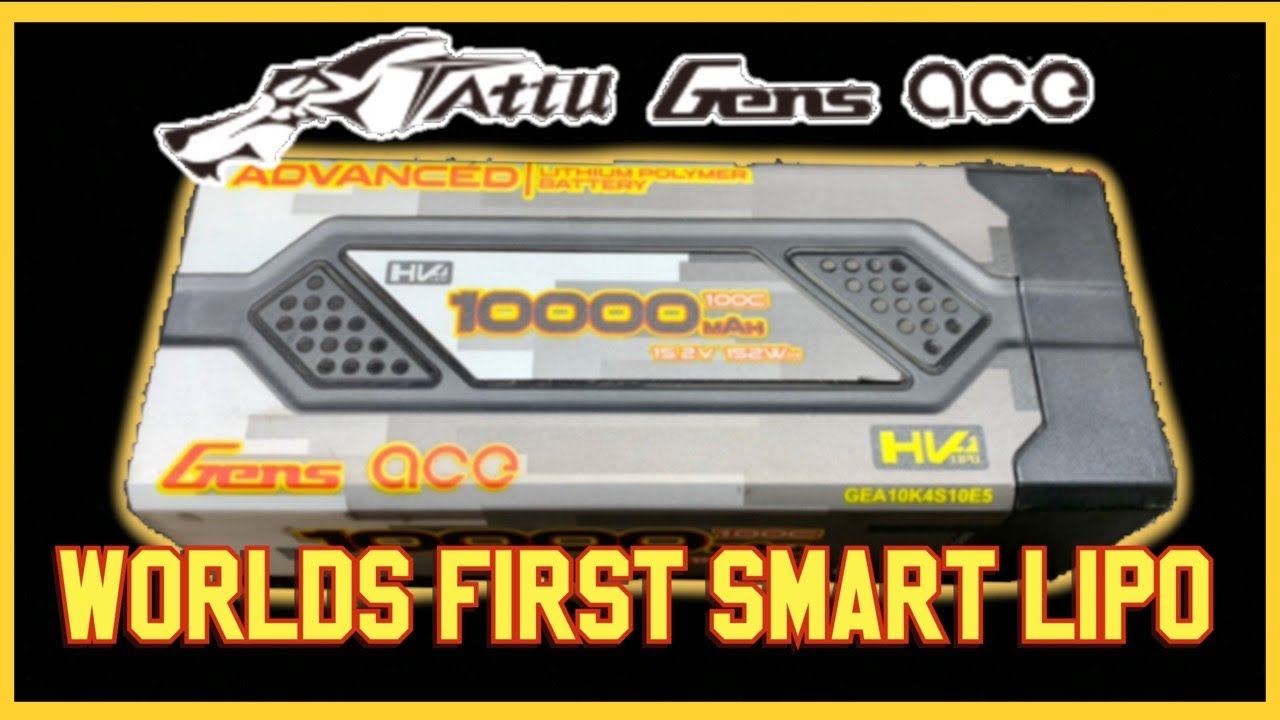 Worlds FIRST ADVANCED SMART LIHV LIPO Battery by GensAce Tattu