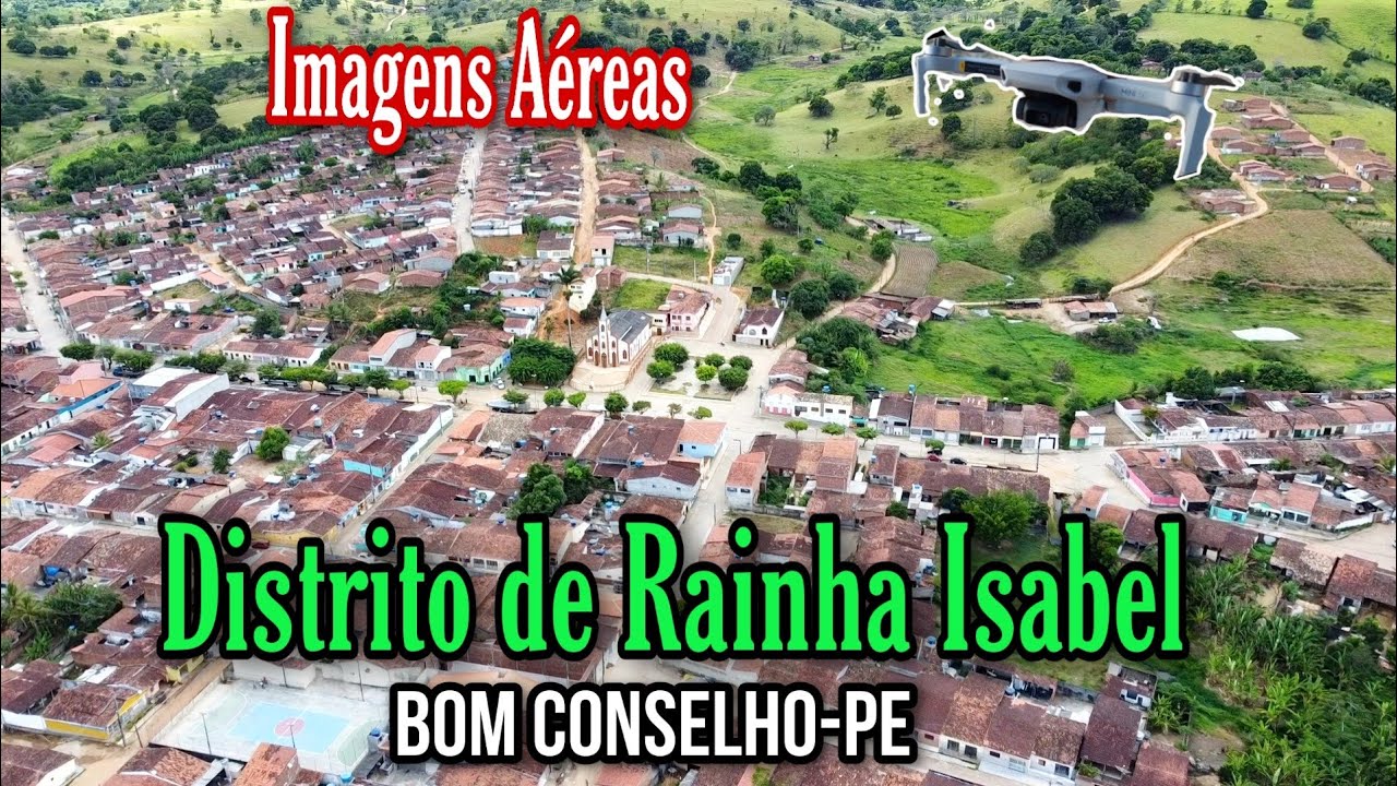 IMAGENS AÉREAS DO DISTRITO DE RAINHA ISABEL EM BOM CONSELHO-PE A TERRA DOS YOUTUBES #bomconselho