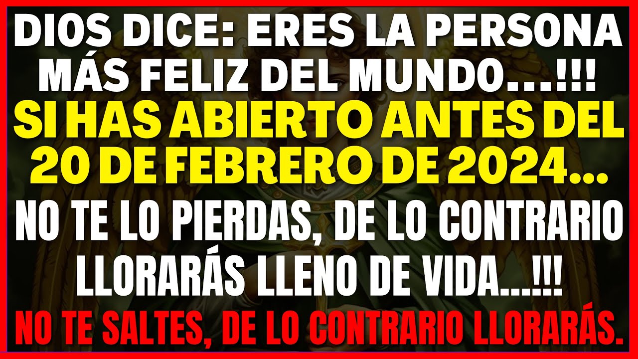11:11🔴DIOS DICE, ¡ERES LA PERSONA MÁS FELIZ SI NO TE LO PIERDES! | #mensajedejesús #jesús #dios