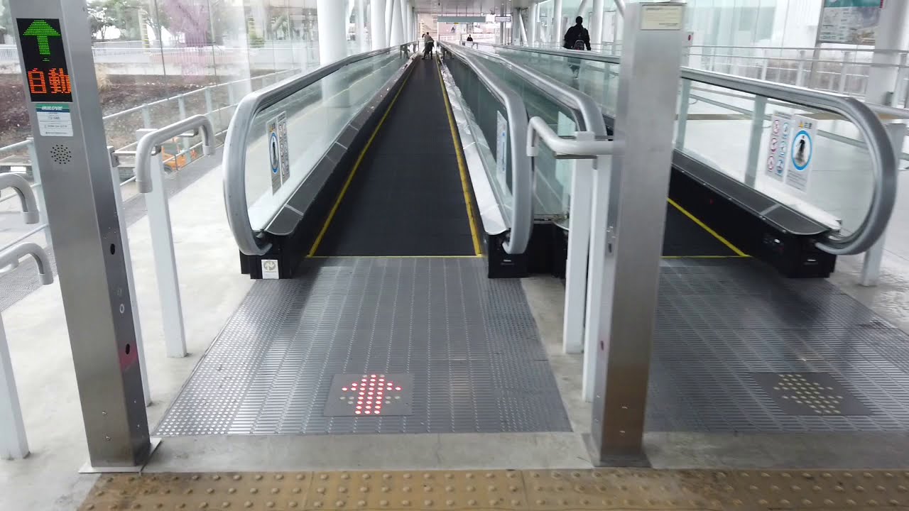 4X エスカレーター 2X 水平型エスカレーター 【HITACHI】JR日立駅