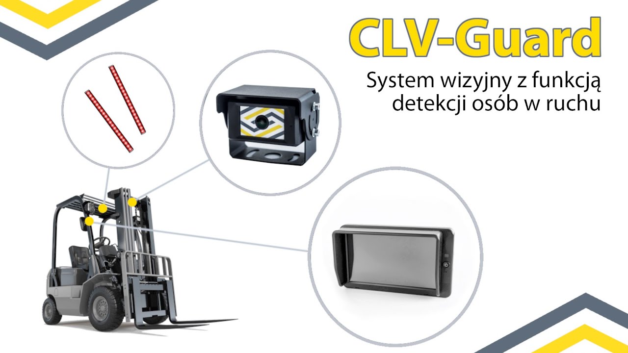 System wizyjny z funkcją detekcji ludzi CLV-Guard #STB #Stabautech #STILL