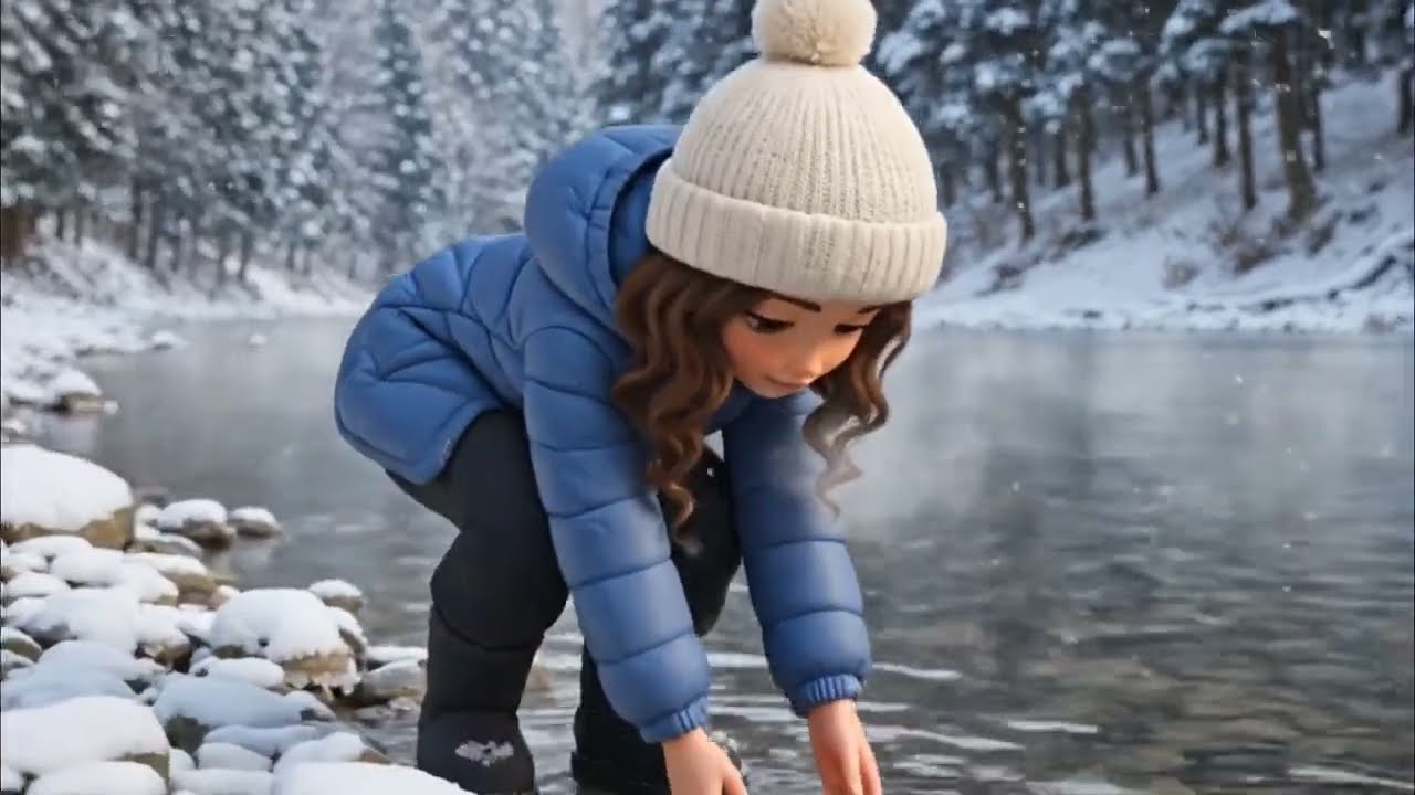 A Quiet Winter by the River | ASMR