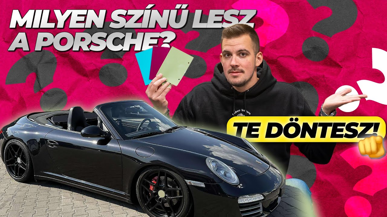 MILYEN SZÍNŰ LESZ A 911? 😱  - UNIX-AMTS 2026 Porsche projekt #2
