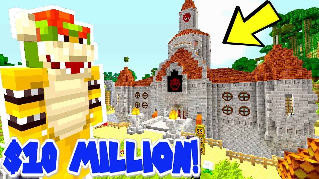 Minecraft | Super Mario Series | Bowser's NEW 10 Million Dollar Castle! [345]