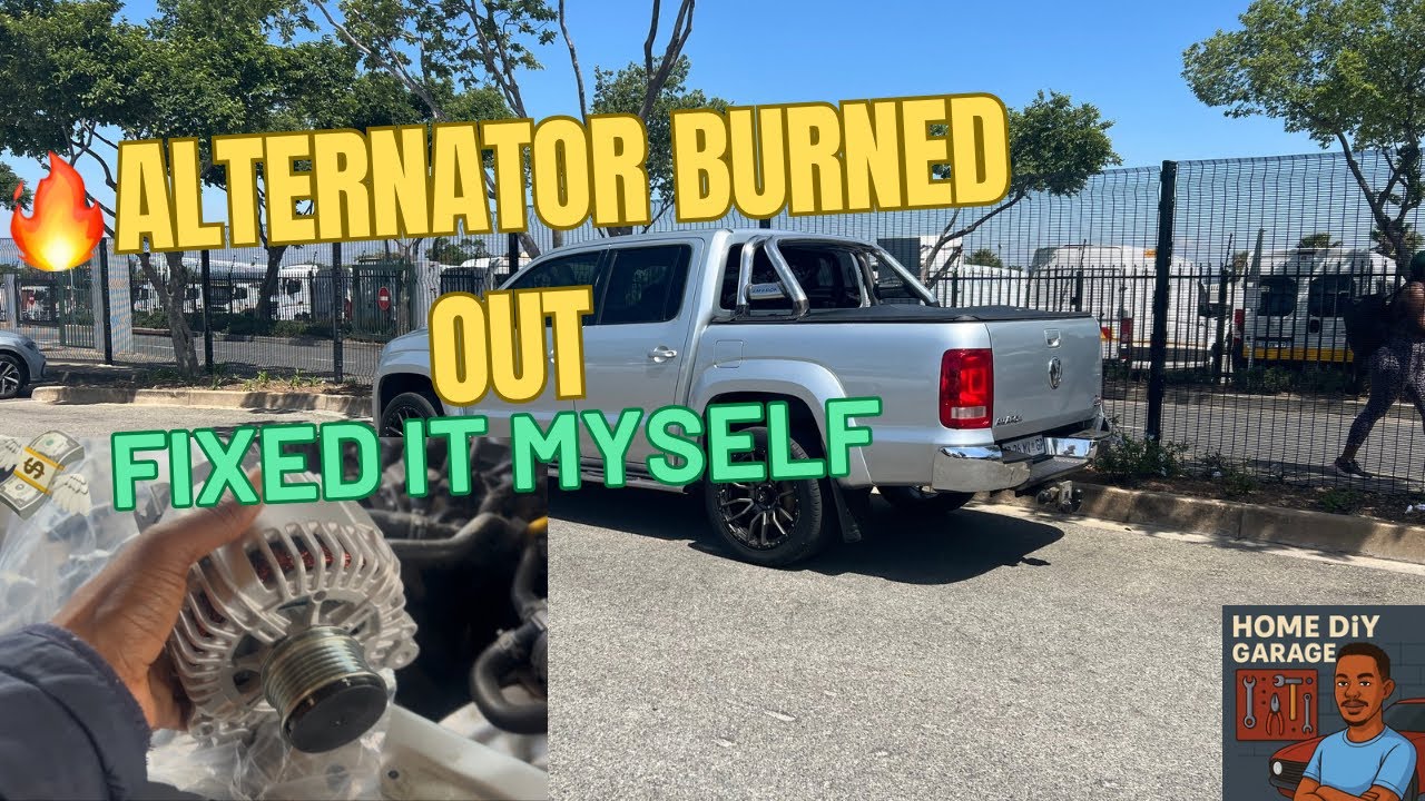 VW Amarok Alternator Replacement in 1 Hour | High Mileage 2.0 BiTDI DIY Fix!