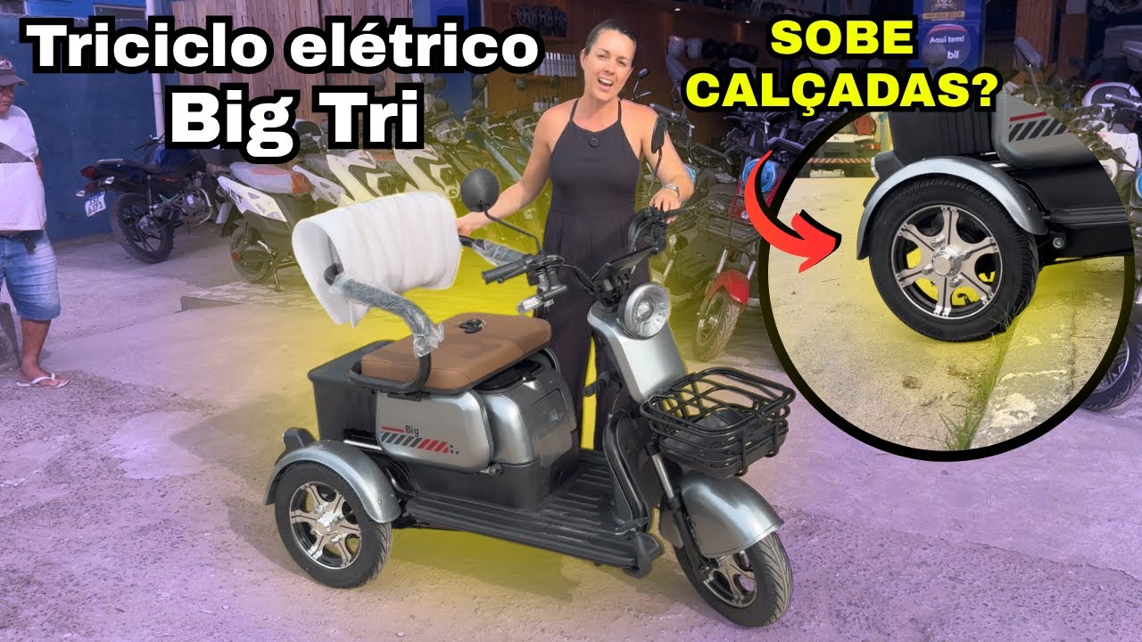 Triciclo elétrico Big tri com bateria de lítio! Vale a pena investir?