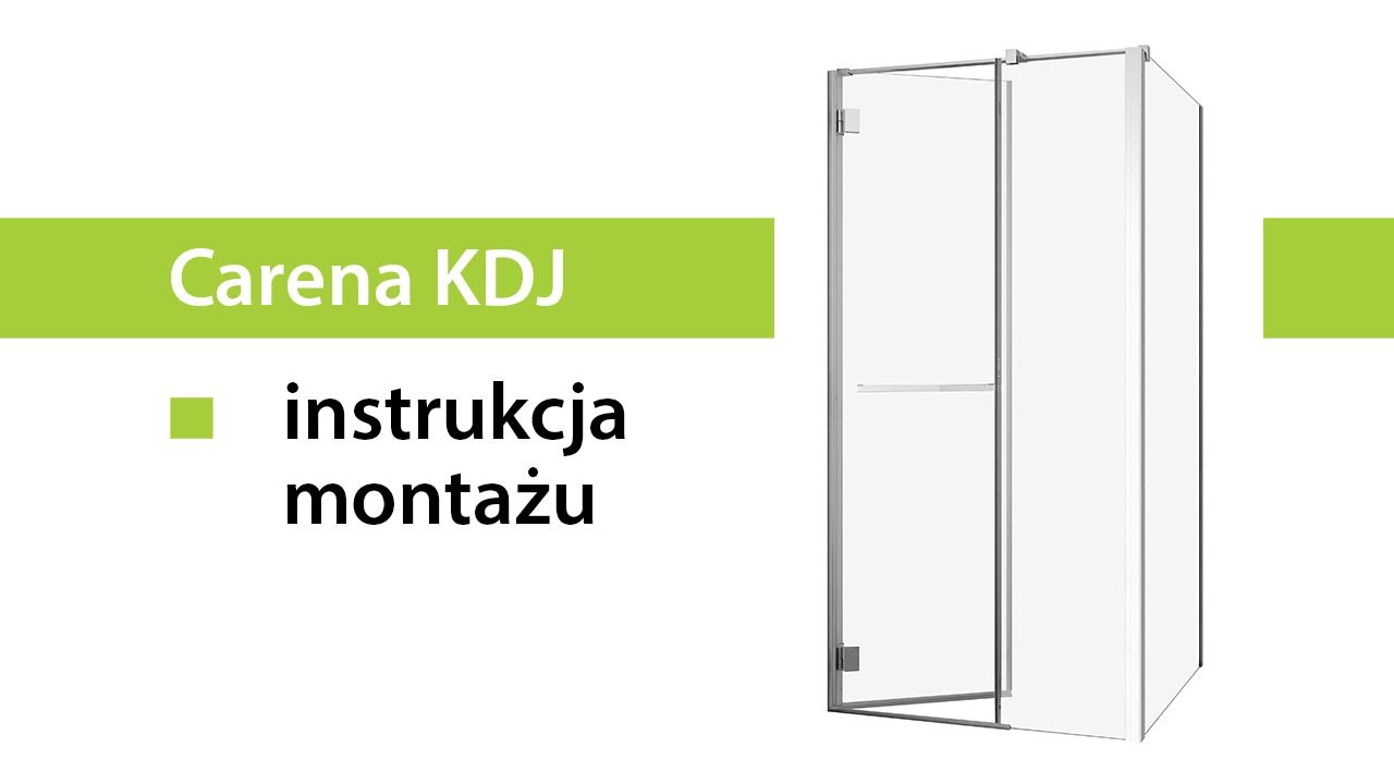 Radaway Carena KDJ - Montaż kabiny prysznicowej