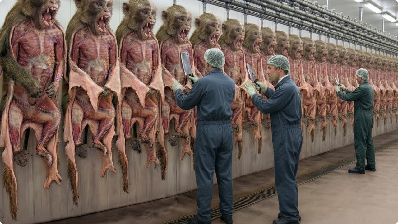 The Dark Reality of Macaques Leather Factory | From Macaques Skin to Million-Dollar Products