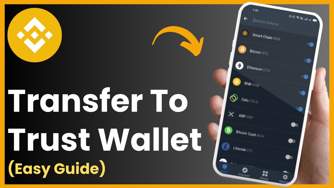 How To Transfer Crypto From BINANCE To TRUST WALLET | Easy Tutorial !