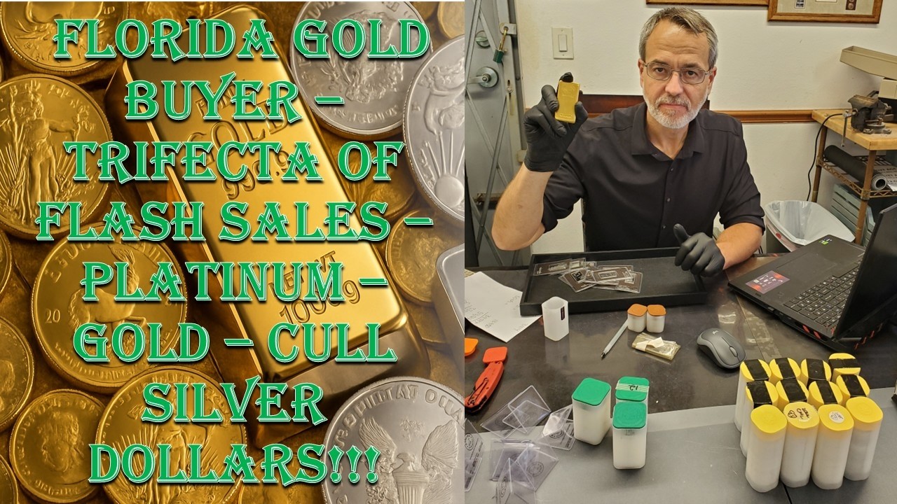 Florida Gold Buyer - Trifecta Of Flash Sales Saturday Only  - 8/29/26 - Gold / Platinum / Silver!!!