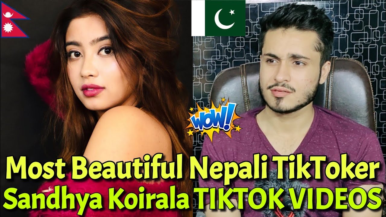 Pakistani Reaction On Beautiful Nepali TikToker Sandhya Koirala TIKTOK VIDEOS | Rk ReActions