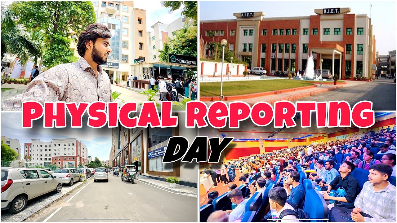 AKTU Counselling Physical Reporting Day In &ldquo;KIET&rdquo;😋 | Niyush Kumar |
