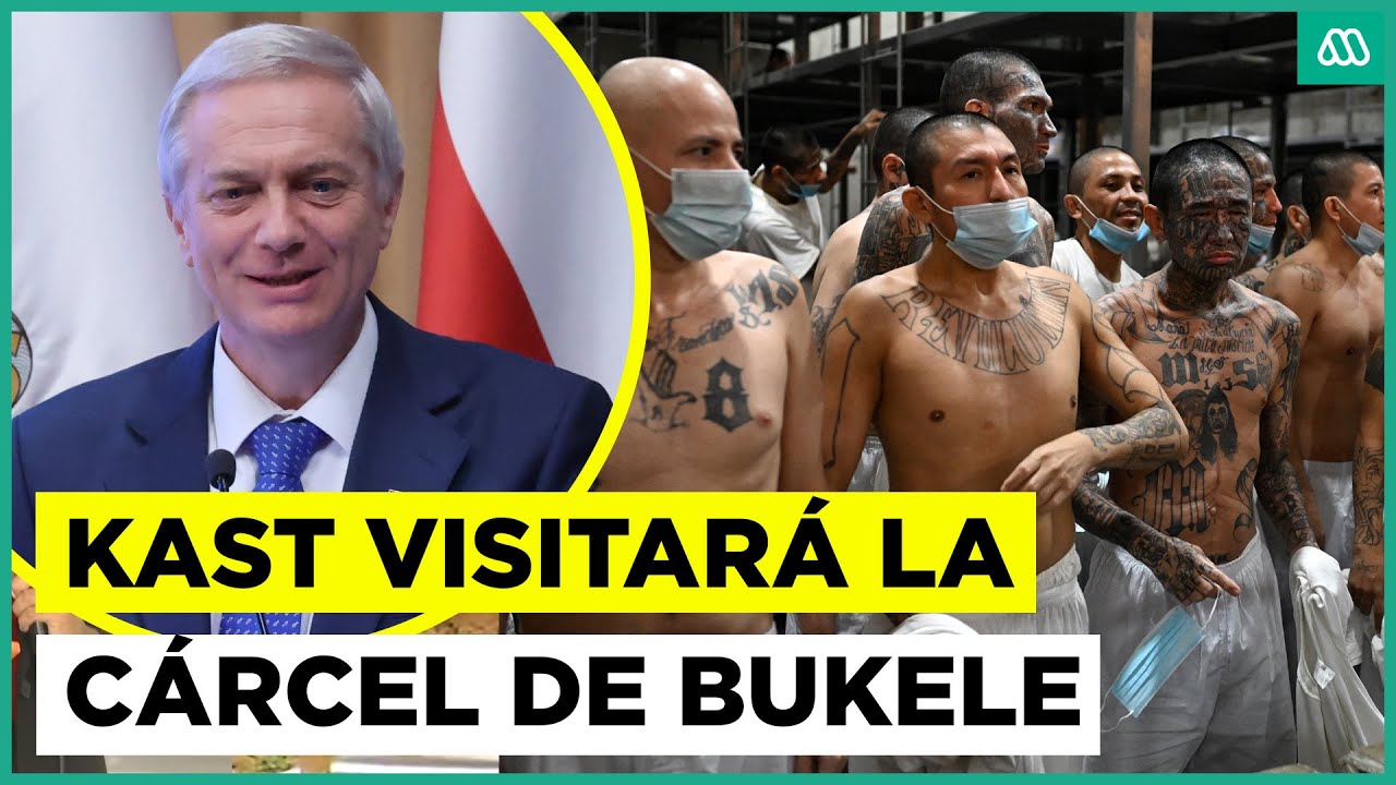 Kast visitará megacárcel de Bukele en El Salvador