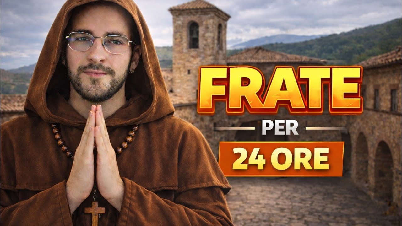 Ho vissuto come un FRATE per un giorno! VLOG #2X26