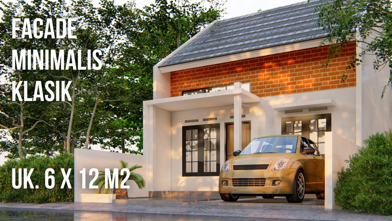 NUANSA MINIMALIS KLASIK  RUMAH 1 LANTAI DILAHAN 6 X 12