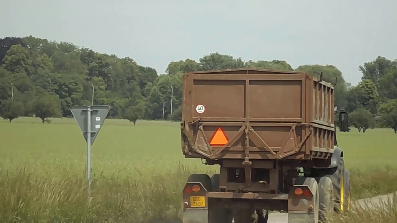 Vývoz hnoje 2018|První Zemědělská a.s. Tuněchody|JohnDeere