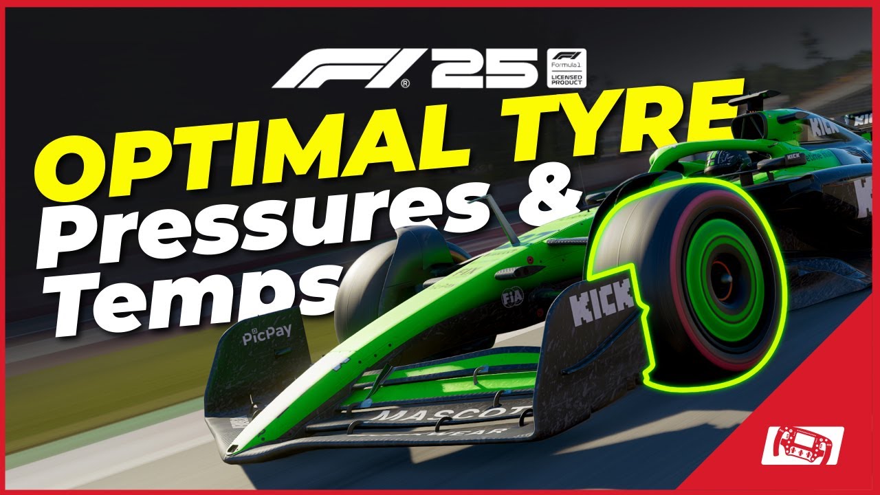 F1 25: Optimal Tyre Temps & Pressures Explained! 🌡️