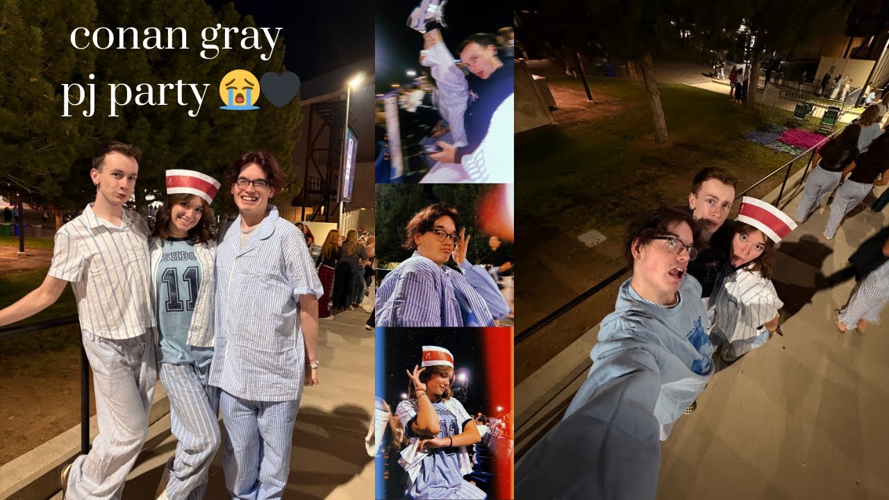 The Conan Gray PJ Party Concert 😭🎶 | Life in you 20's