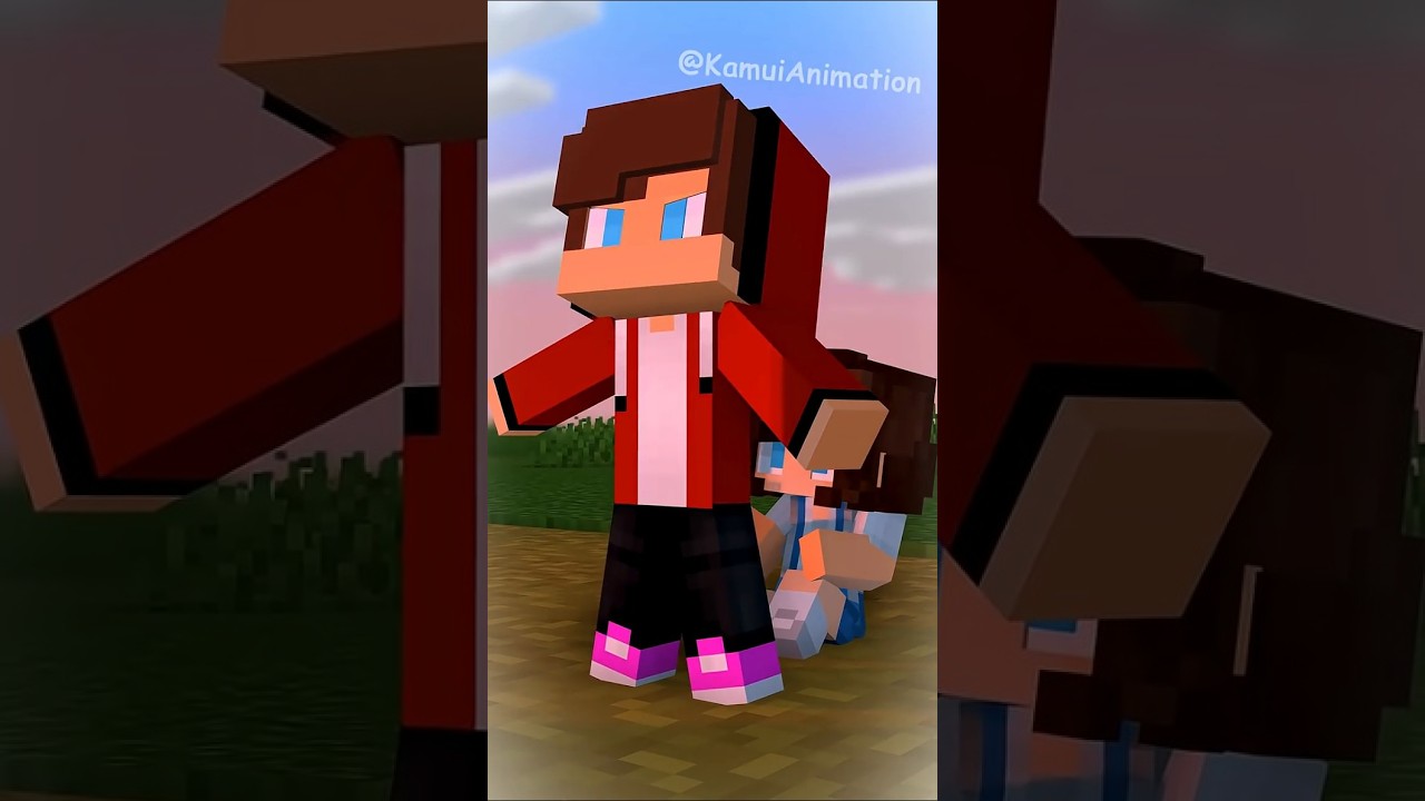 JJ&rsquo;s Sister&rsquo;s Past💓- MAIZEN Minecraft Animation #shorts