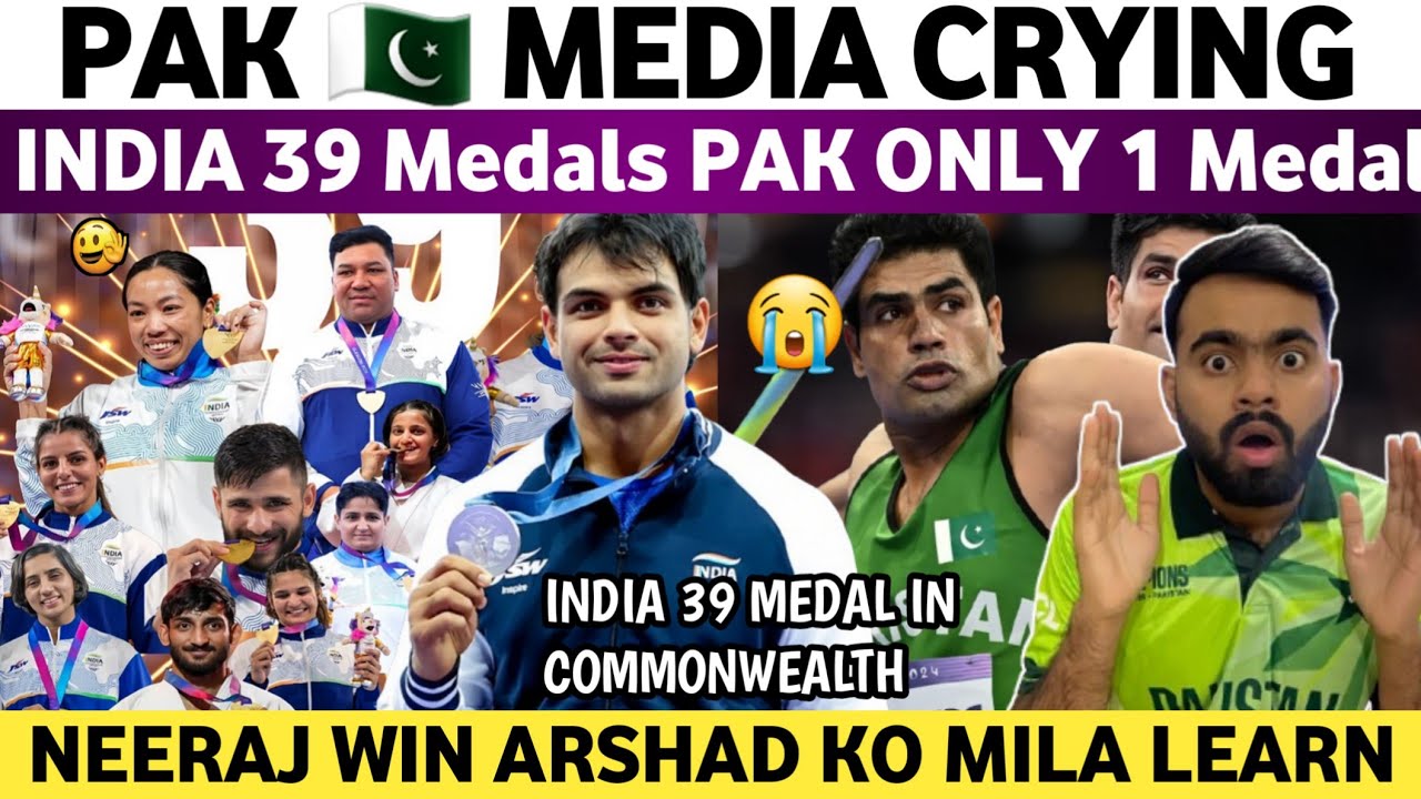 Pak Media Crying on India Won 39 Medal & Pak Won Only 1 Medal in Commonwealth Games 2026 |