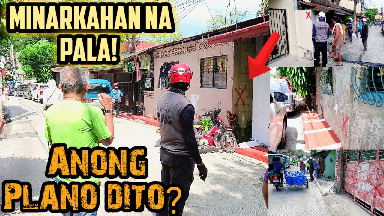 May mga nagalit at umalma na residente | Quezon City Clearing Operation Update | Para saan ang marka