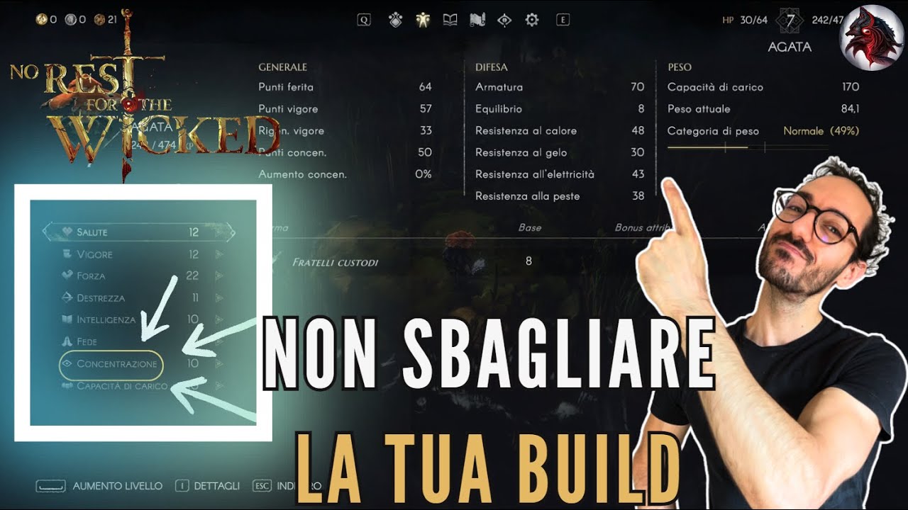 No rest for the Wicked - GUIDA ALLE STATISTICHE PER CREARE LA PROPRIA BUILD