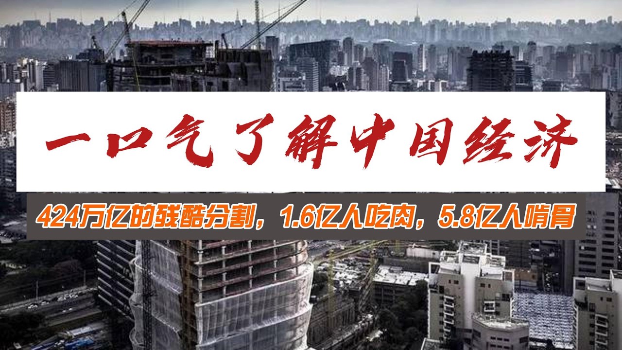 424万亿注水的背后：为什么你融资越来越难？社融全景图震撼曝光！1.7%企业喝掉80%的钱！社融数据揭秘中国融资不平等真相！#中国经济 #房地產#中国新闻【中国经济】