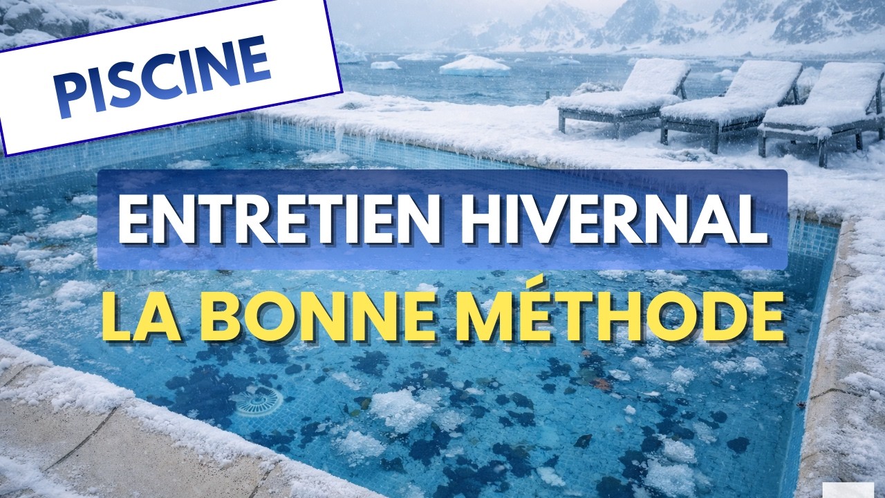 Comment faire l'ENTRETIEN HIVERNAL piscine et PREPARER l'arriv&eacute;e du printemps ?