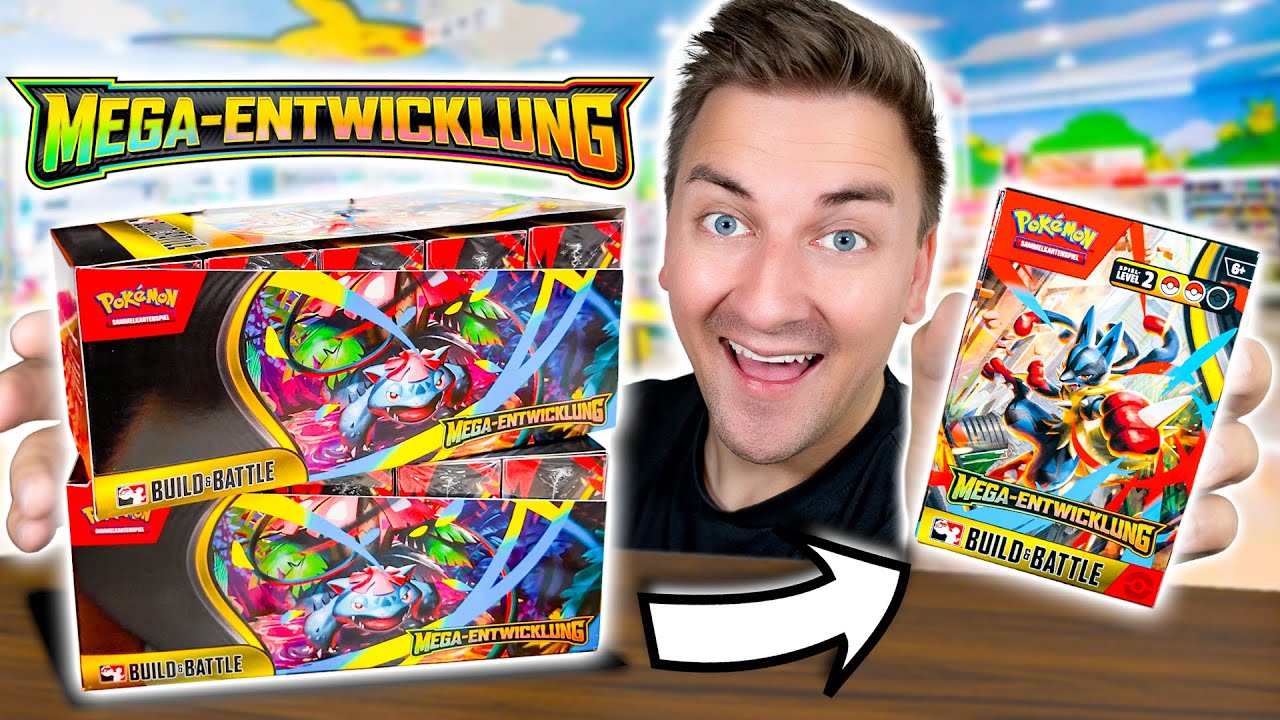 Ich &ouml;ffne das NEUE SET Mega-Entwicklung VOR RELEASE | Pok&eacute;mon Booster Opening | PRERELEASE