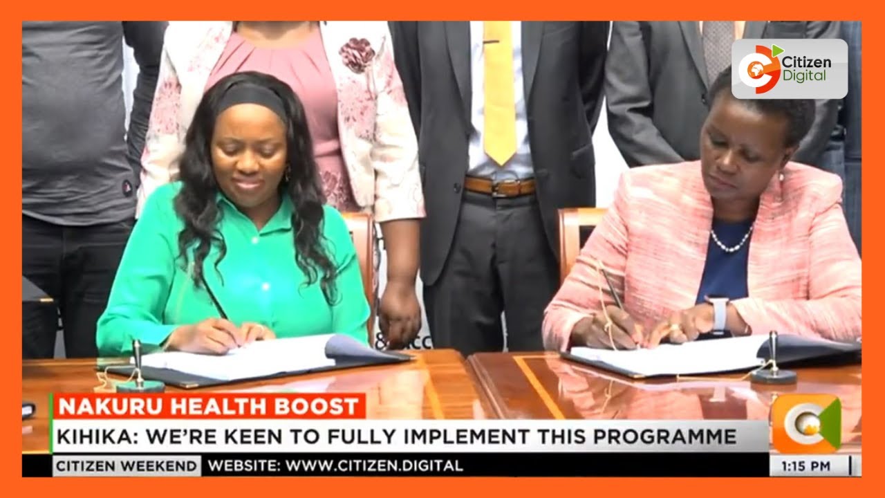 Nakuru County signs first government-to-government deal on health with USAID and Deloitte Touche