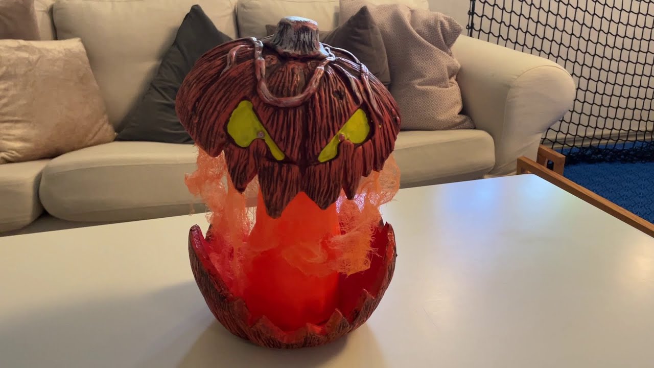 Распаковка и обзор дешевого аниматроника GOURDO HALLOWEEN