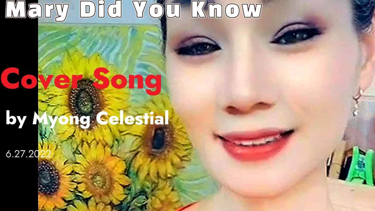 Mary Did You Know(Buddy Greene) |  LIVE Singing by Myong Celestial | With Lyrics(가사)