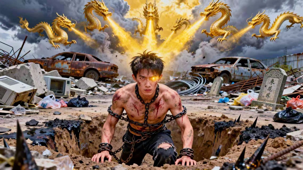 A Beggar on the Brink of Death in a Junkyard Hears an Ancient Call and Gains Mysterious Powers