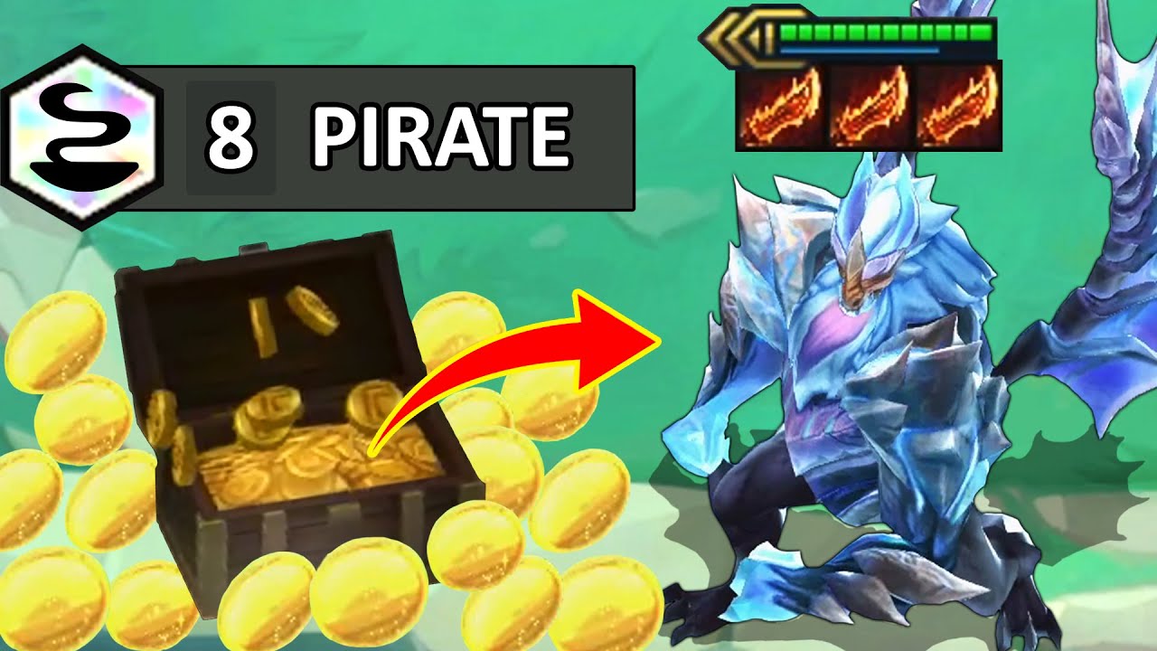 3 Guinsoo Daeja ⭐⭐⭐ 3 Star via 8 Mirage (Pirate) | TFT Set 7: Dragonlands