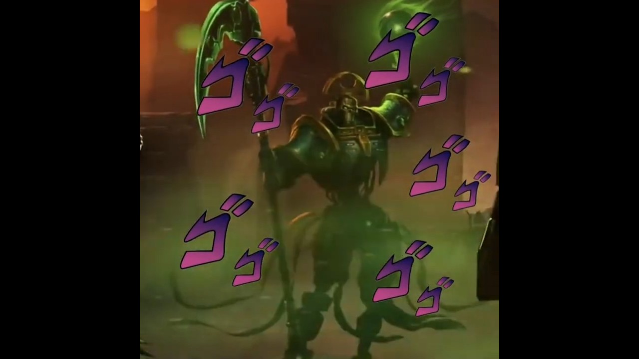 Necrons Reference #warhammer #warhammer40000 #necrons #jojosbizarreadventure #edit #memes