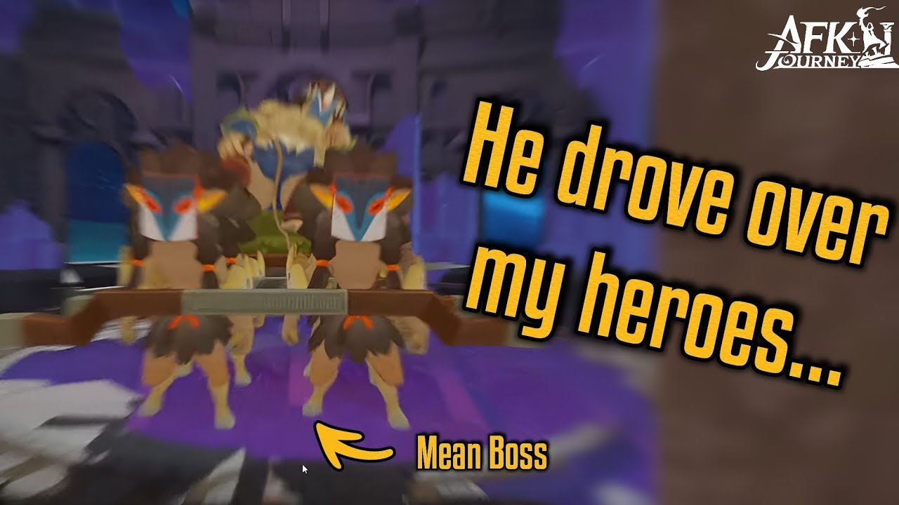 The meanest Boss has a chariot?! He oneshot my heroes  - #afkjourney
